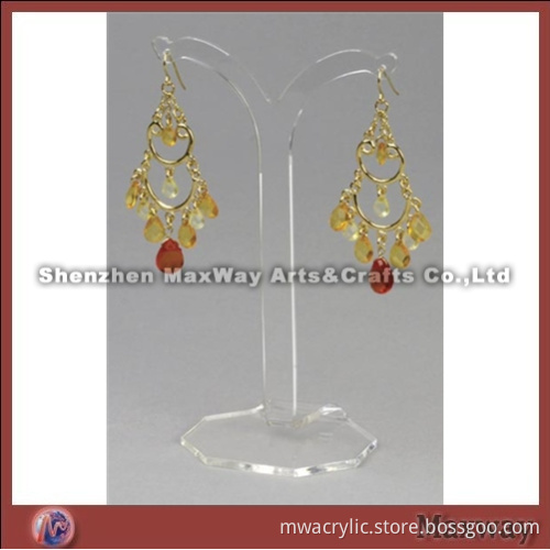 Transparent Hot Selling Acrylc/Lucite Jewelry/Earring Holder/Display Rack